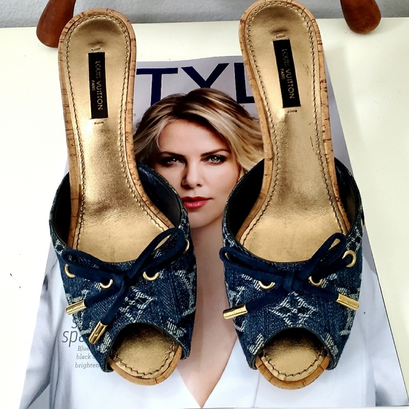 Louie Vuitton Mules - Picture 1 of 2